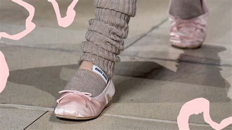 flats miu miu|Miu Miu ballet flats.